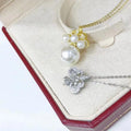 P951 5-12mm DIY Natural  Freshwater Pearl Charm Pendant Necklace Accessory 925 Sterling Silver Jewelry for Women Without Chain