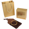 Custom PU Velvet Double Ring Bracelet Earring Necklace Jewelry Gift Packing Box with Logo Leather Exterior ISO 9001 Certified