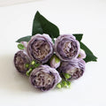 AF11504 Castle Wedding Centerpiece Flower Arrangement Peonies Artificial Silk Flower Bouquet Peony Artificial Flower