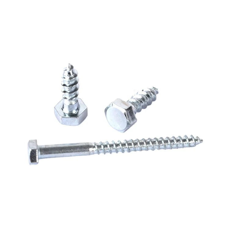 Dongji Stainless Steel Hex Head Wood Screw Lag Bolt Coach Solar Panel Screw Hexagon Self-Tapping Screws Bolts for Solar Mounting