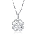 Fashion 925 Silver CZ Pendant Necklace Trendy Style for Women Daily