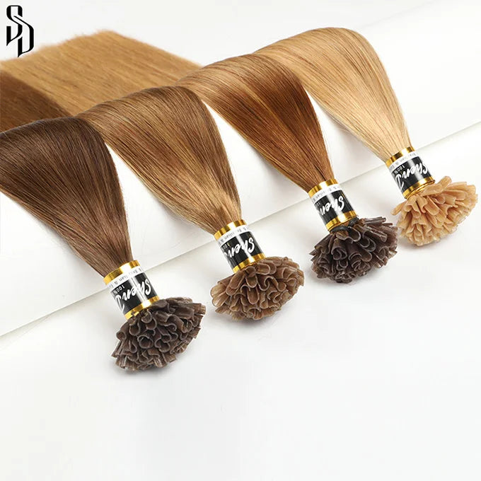 Keratin Bond U Tip 22inches Human Hair Vendors Keratin U Tip Individual Beads Remy Hair Wholesale Bone Straight U Tip Hair