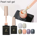 JTING 6 Colors Brightness Reflective Pearl Nail Gel Polish Painting Gel Uv OEM Private Label Brand logo