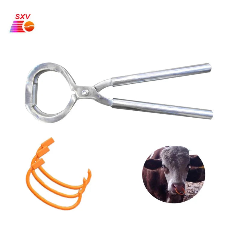 Veterinary Instrument Bull Nose Piercing Pliers Cattle Cow Farm Tools Punch Pliers Cattle Nose Ring Plier