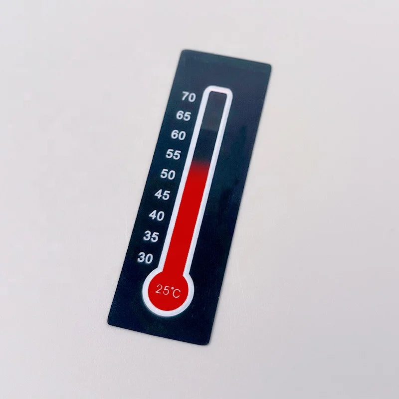Waterproof Vinyl Sticker Custom Color Labels Change Print Adhesive Logo Indicator Thermo Temp Heat Sensitive Temperature Label