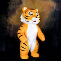 Popular Inflatable Tiger Mascot Set Adult Cartoon Animal Party Event Costume Handmade Customized Logo
