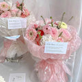 Wholesale Korean Thickened Pearlescent Bouquet Waterproof Lined Pleated Flower Wrapping Paper