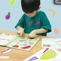 Custom Kids  Scene No Glue Static Cling Kiss Cut Stickers Book Printing Removable Children Sticker Book