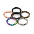 Welded Metal O Rings Heavy Duty 4mm Thickness Round Rings for Pet Collars Dog Leashes Straps Webbing Sewing Accessories O-ring