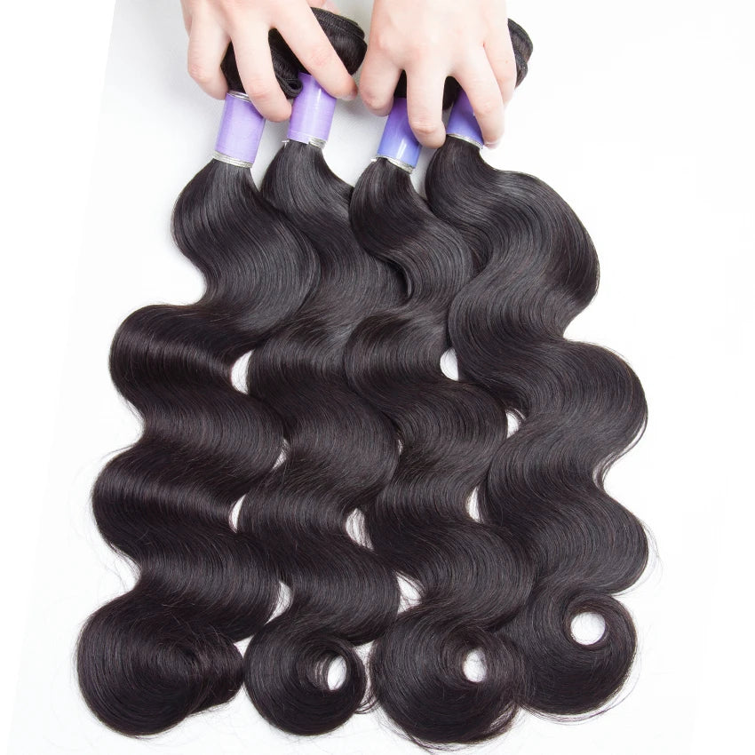 10-40 Inch Body Wave Brazilian Hair Extensions Virgin Cuticle Aligned 12A Grade Natural Hair Wholesale Human Hair Bundle Vendor