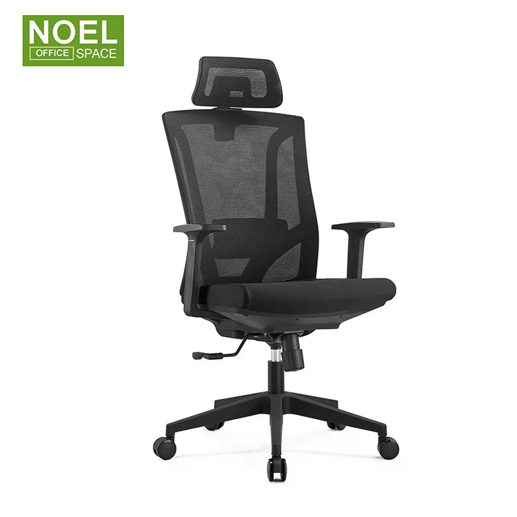 Articulate Ergonomic Lumbar Support Managers Mesh Office Chair in Black