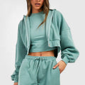 Women's Hoodies Jacket Oversized Sweatshirts Casual Drawstring Clothes Zip up Hoodie With Pocket Custom Tops