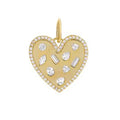 Multi Shape CZ Necklace Charm 925 Sterling Silver Women Jewelry Gold Plated Pendant