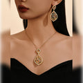 Meizi  Orthodox Type Jewelry Lady's Copper Gold Plate  for Wedding Engagement Cute Fine Party Anniversary Gift