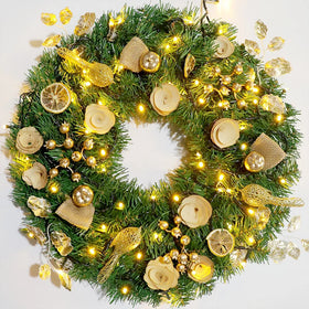 HOYCHI Customized PVC Handmade Eco-Friendly Christmas Garland Wreaths & Swags From Guangdong
