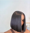 13x4 Transparent Lace Front Bob Cut Wig Brazilian Human Hair Short Bob Wig in 8 10 12 14 Inch Sizes for Black Women