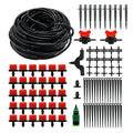 20m Hose Garden Greenhouse Automatic Micro Drip Irrigation System Adjustable Dripper Watering Kits