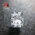 Baifu Jewelry Top Quality D White clear Loose Radiant Cut Moissanites