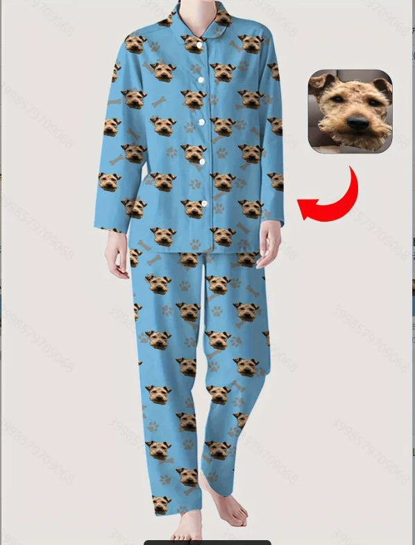 OEM Ladies Summer Home Wear Plus Size Night Dress Women Cartoon Pajamas Sets Custom Knitted Winter Nighty Dress for Girls