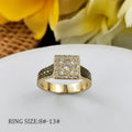 Hawaiian Rings with Cz  Ladies Lovers Ring
