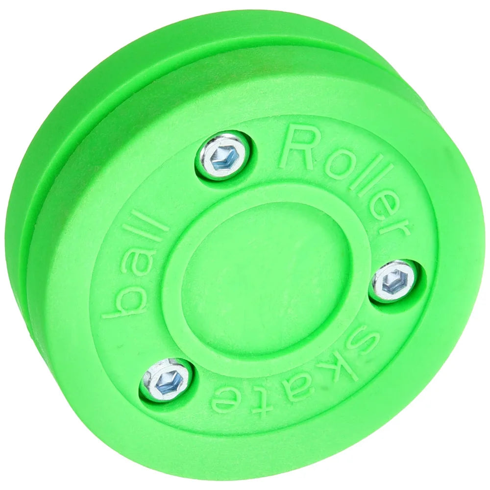 JINGYINH JYW7530 Durable Lightweight 2.5cm Thick Ice Hockey Puck Shock-Absorbing Green Bag for Roller & Field Hockey Training