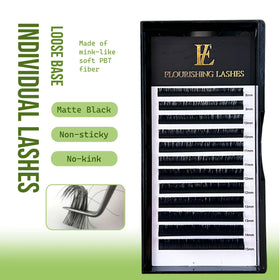 Matte Black Russian Volume Lashes Classic Individual Eyelash Extensions Cashmere Lashes Natural Lash Supplier