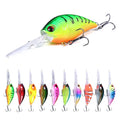 Making Hard Plastic Fishing Tackle Lure Bait Hand Painted Deep Diving Crankbait River Fishing Lures Crankbaits MegaBDM