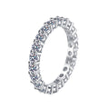 High-End S925 Sterling Silver Engagement Ring with Elegant Wedding Band Exquisite Moissanite Rings for Engagements