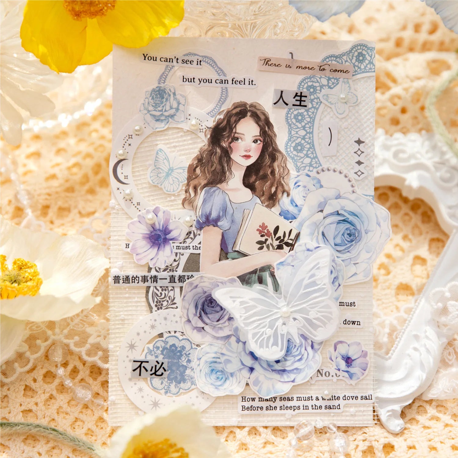10 Sheets Per Pack Sticker Pack Angel Love Beauty Series Laser Characters Handbook Material Decoration Stickers