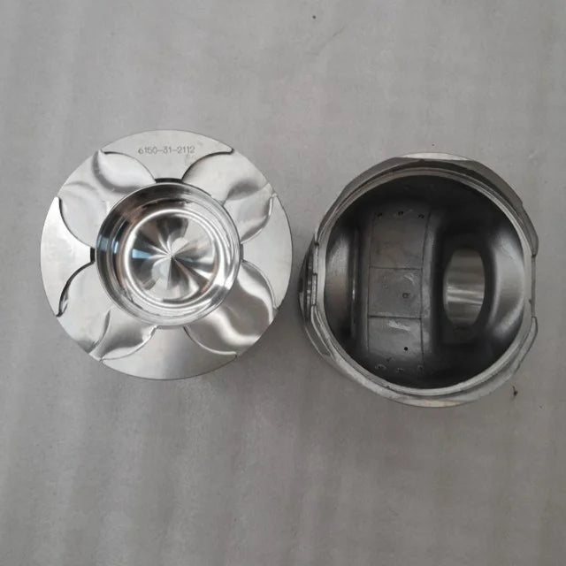 6150-31-2112 / 6150-31-3130  Diesel Engine Repair Cylinder Liner Kit Parts  Piston for 6D125 Piston Bushing