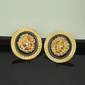 Hot Selling Exaggerated Fashion High Quality Alloy Lion Head Stud Earrings Gold Plated Party Women Earrings