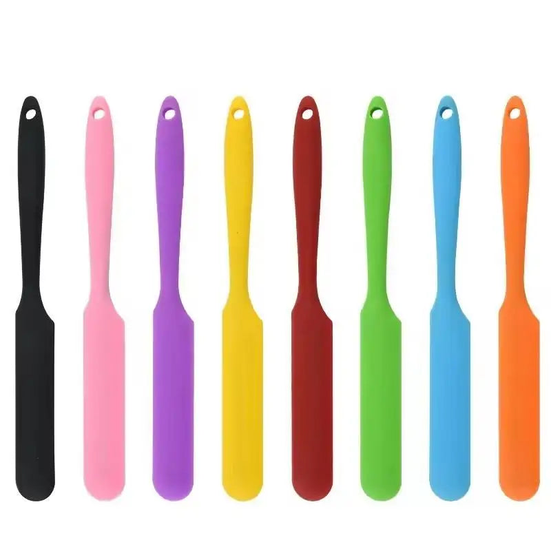 Heat Resistant Long Spatula Non-Stick Rubber Safe Silicone Cake Cream Spatula Baking Kitchen Tool Silicone Spatulas