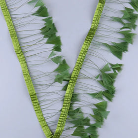 Turkey Flat Feather Trim Costumes Dresses Carnival Weddings Parties Decorations Crafts Fluffy Fringe Stripped Feather Cheap Sale