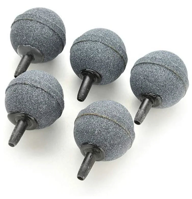 Ceramic Round Air Stones Bubble Ball Mineral Diffuser Airstones for Aquarium Fish Tank Pump and Hydroponics Air Stone
