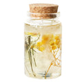 Birthday Diwali Bars Handmade Luxury Customized Dried Flowers Gel Wax Scented Candle in Glass Bottle for Aromatherapy