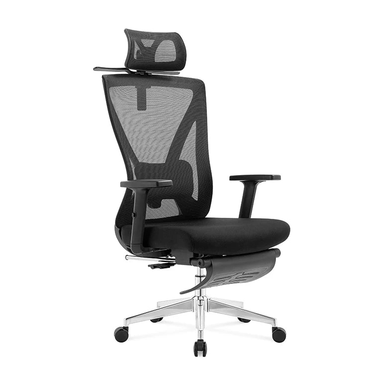 New Ergonomic Office Furniture Executive Recliner Chair with Memory Foam Luxury Black Office Chair with Footrest