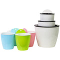 Wholesale Wall Mounted Lazy Flower Pots Semi-circular Hanging Plastic Hydroponic Self Watering Pot Shaped Green Plants