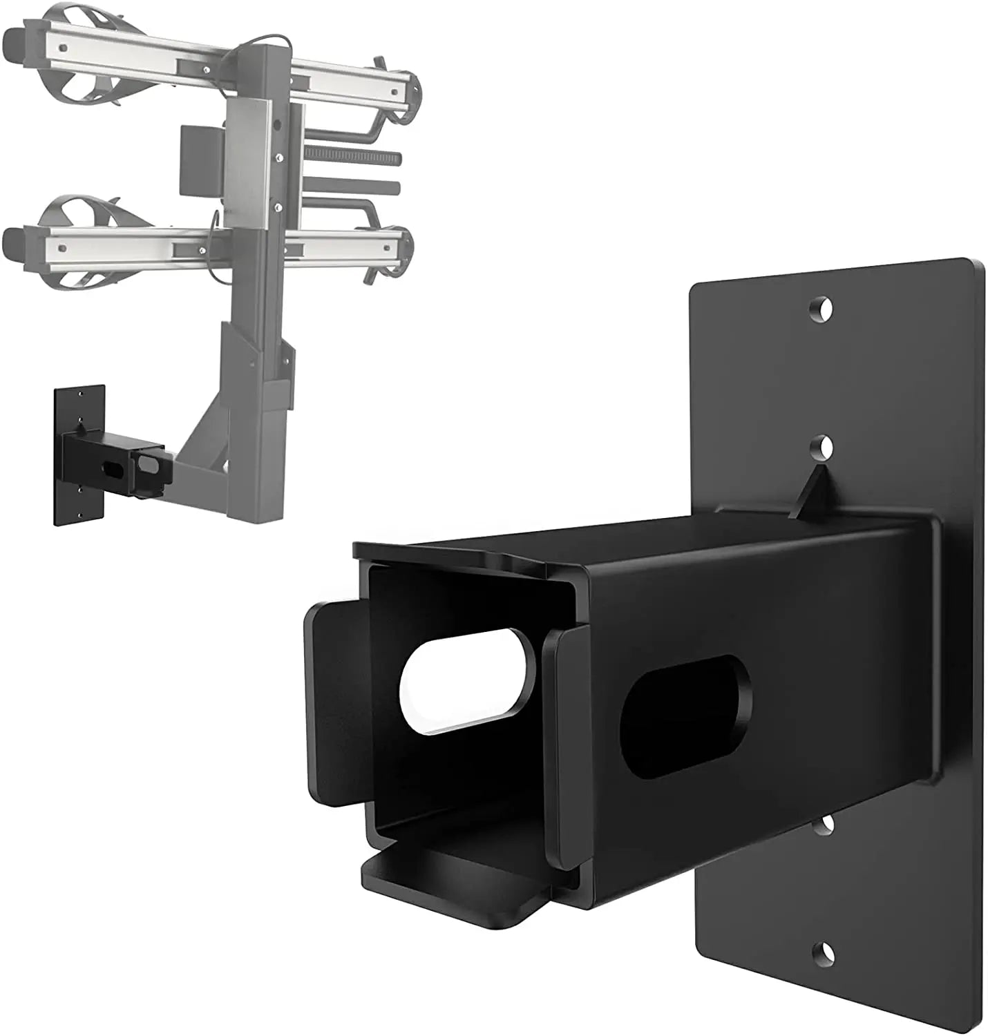 Hitch Wall Mount for Bike Rack Cargo Carrier Garage Wall Organizer Trailer Hitch Receiver Storage