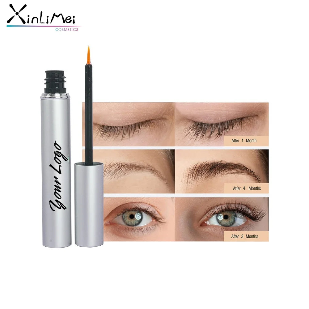 Eyelash Enhancing Serum Growth Treatments Wholesale Custom Oil Free Vegan 100% Natural Organic 5ml Private Label Eye Lash Serums