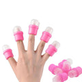 10pcs Remove Nail Polish Gel Soak Cap Manicure Tool Reusable Acrylic Nail Soakers Off Cap