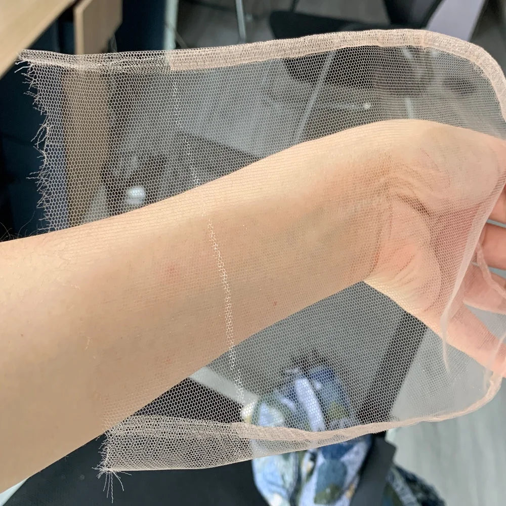Transparent Wholesale Vendors Closure Frontal Swiss Hd Film Lace Net Fabric for Wig Making