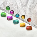 15ML Dual-Tone Magnetic Cat Eye Water Base French Gel Polish Custom Private Label Organic DIY Eco-Friendly Nail Supplies LED UV