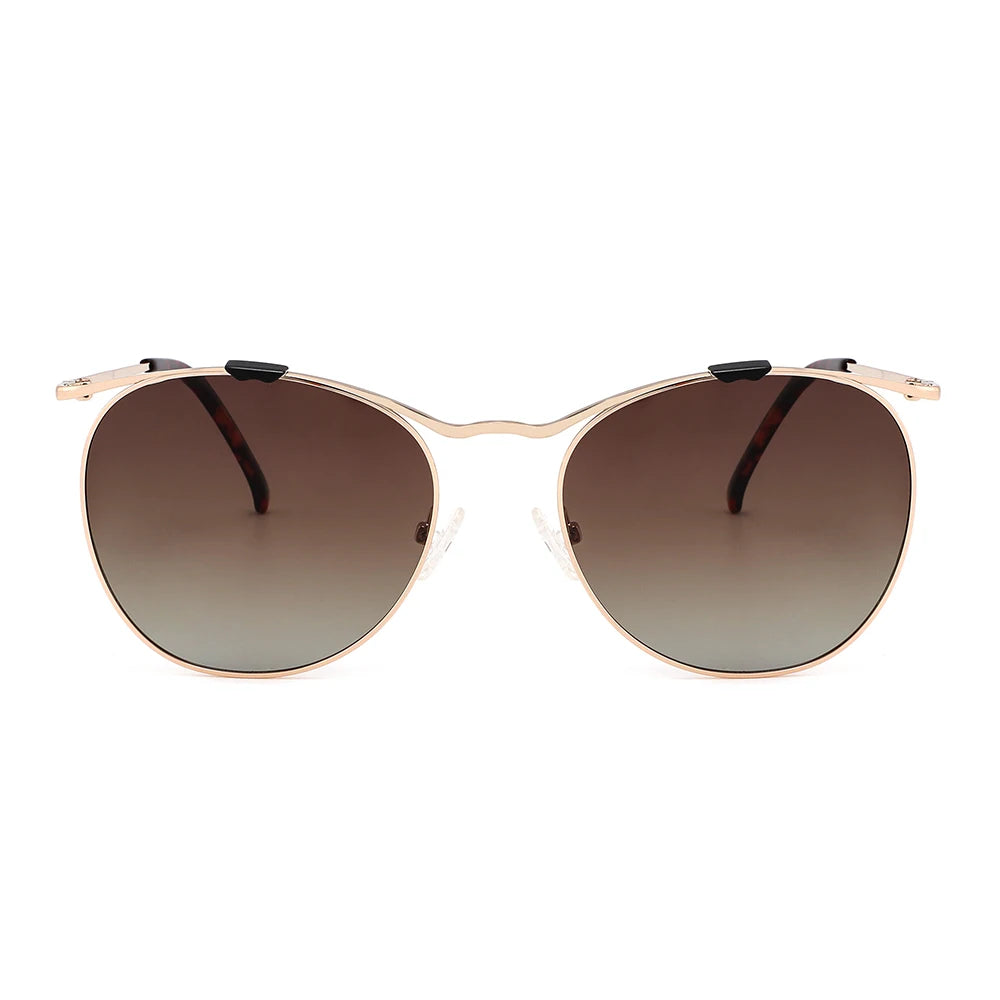 VIFF GLT9022 Unique Design Luxury Women Sun Glasses Polarized Designer Metal Sunglasses