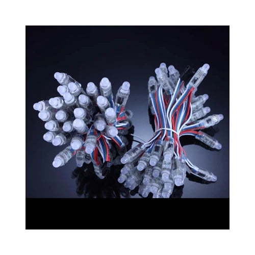 DC12V 12mm Waterproof IP68 Full Color Rgb Ws2811 Pixel String Led Module  WS2811