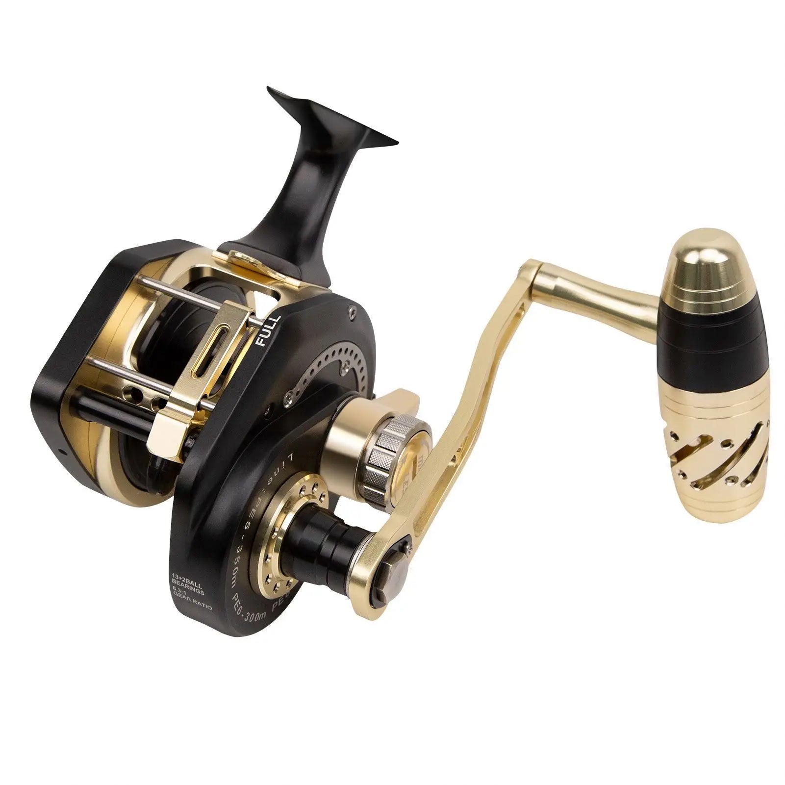 Sales1 Saltwater Jigging Master Trolling Reels Aluminum CNC Machined Fishing Reel Sea Boat Underhead Jigging Fishing Reel