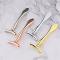 Factory Direct Revitalize Your Eyes With Leven Rose Coffee Lift Cream For Dark Circles Cosmetic Metal Spoon Eye Massage Tool