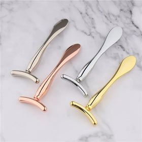 Factory Direct Revitalize Your Eyes With Leven Rose Coffee Lift Cream For Dark Circles Cosmetic Metal Spoon Eye Massage Tool