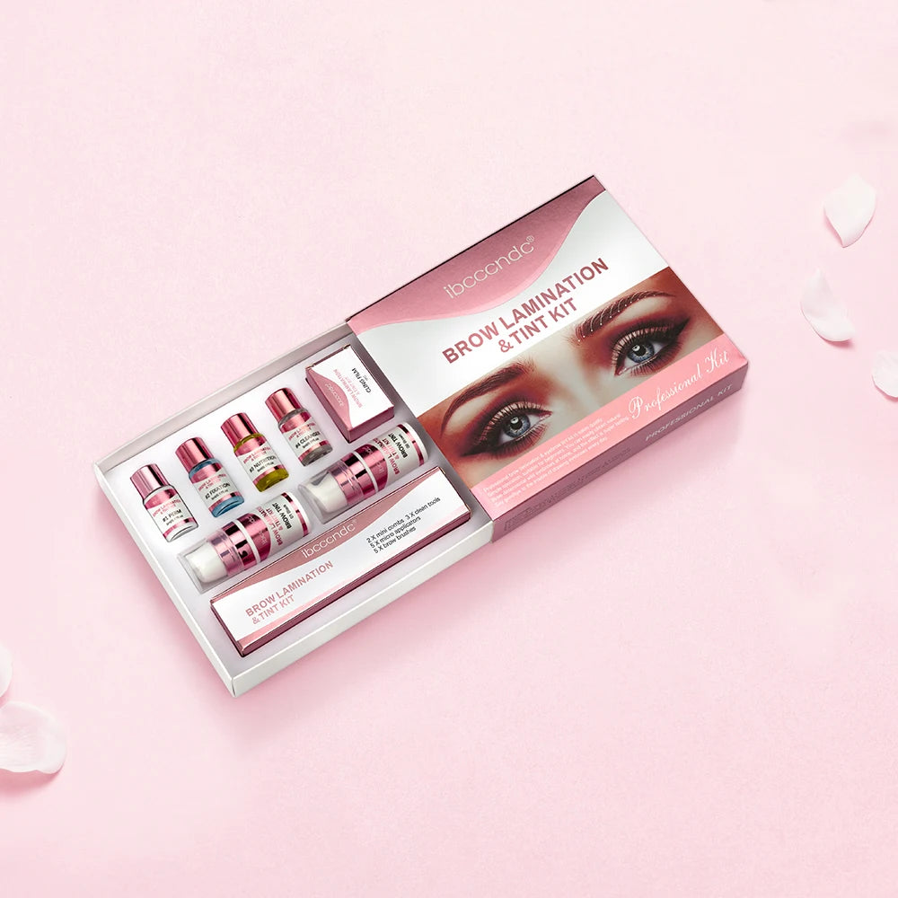 Custom Own Logo Lash and Brow Lift Kit With Tint Private Label Lashlift Lotions Professional Lash Lifting Kit
