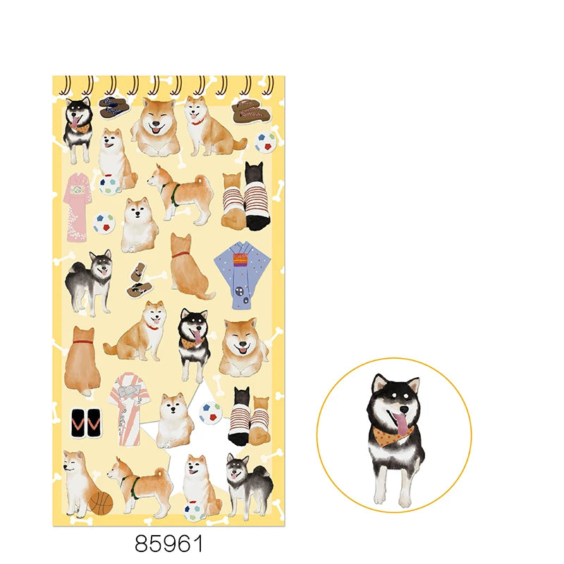 Nekoni Flake Aesthetic Original Stickers Custom Decal Decorative Decals Cut Animal Sticker Adhesive Decals for Food Stickers