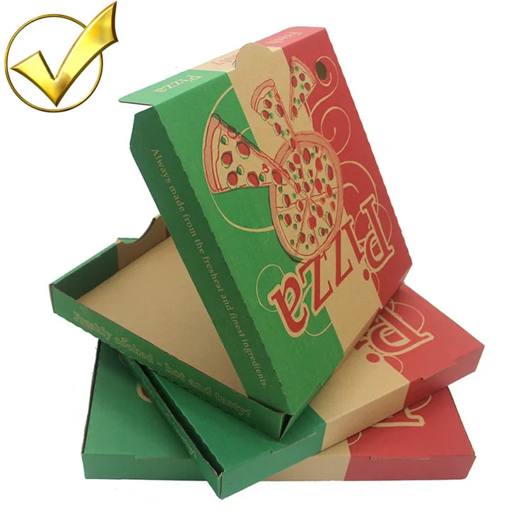 Food Grade Pizza Boxes with logo Custom 9 11 13 15 Inch Box Pizza